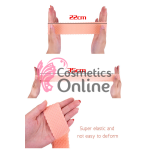 Banda elastica din silicon BSE01 Pink pentru peruci din par natural sau sintetic